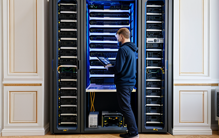 VR AR 네트워크 최적화 - Edge Computing Micro-Data Center**
"A modern, compact micro-data center installation inside a Paris...